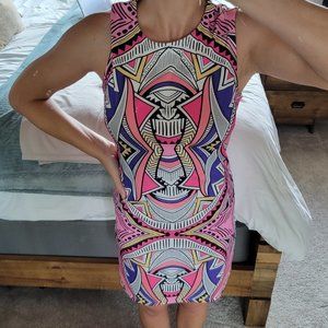 SHEIN Dress, bright aztec